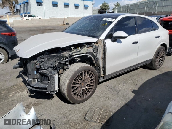 2021 Porsche Cayenne with VIN WP1BA2AY5MDA43509, listed as a Copart auction lot 76354494 with 37,077 mi miles and Salvage title. Bid and sale history available at DreamBid. Image 1.