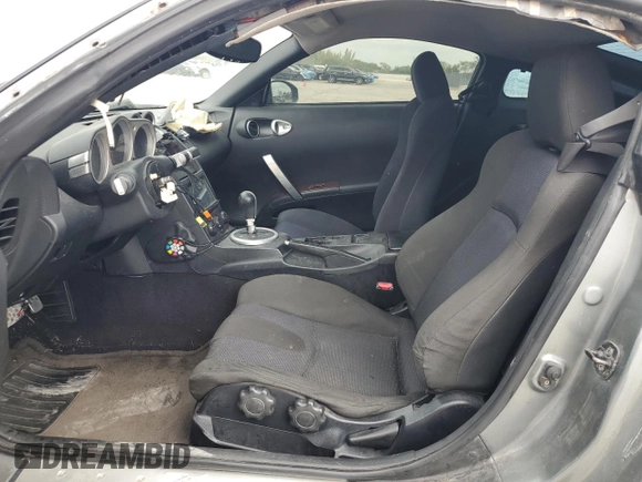 2005 Nissan 350Z Touring with VIN JN1AZ34E15M655188, listed as a Copart auction lot 47942655 with Not Provided miles and Clean Title. Bid and sale history available at carsss.com. Image 7.