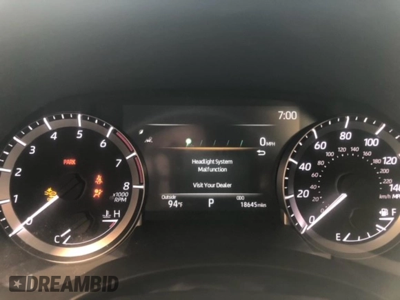 2023 Toyota Highlander L with VIN 5TDKDRAH4PS049134, listed as a Copart auction lot 63428785 with 18,645 mi miles and Salvage title. Bid and sale history available at DreamBid. Image 8.