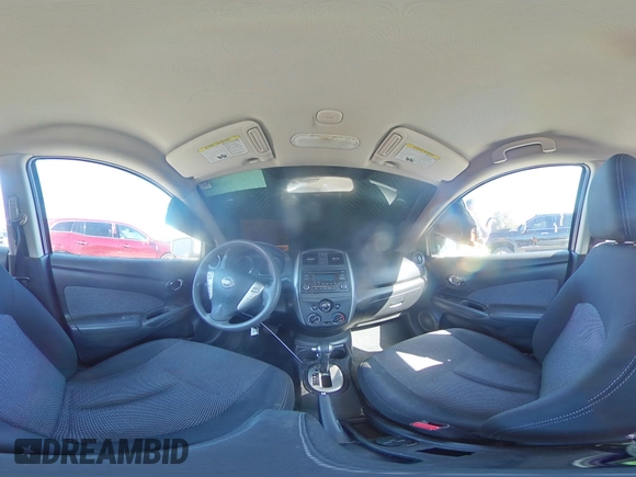 2015 Nissan Versa SV with VIN 3N1CN7AP2FL921458, listed as a Copart auction lot 50165295 with 85,593 mi miles and Salvage Title. Bid and sale history available at carsss.com. Image 16.