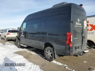 2023 Mercedes-Benz Sprinter with VIN W1Z4NFVY9PT135921, listed as a Copart auction lot 43608565 with Not Provided miles and Salvage Title. Bid and sale history available at DreamBid. Image 2.