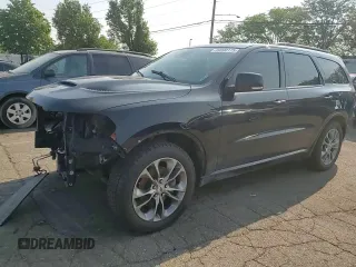 2019 Dodge Durango R/T with VIN 1C4SDJCT6KC663843, listed as a Copart auction lot 59000175 with 134,931 mi miles and Clean title. Bid and sale history available at DreamBid. Image 14.