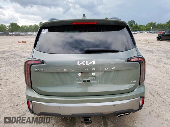 2023 Kia Telluride EX X-Line with VIN 5XYP3DGC6PG360956, listed as a Copart auction lot 62949115 with 28,900 mi miles and Salvage title. Bid and sale history available at DreamBid. Image 6.