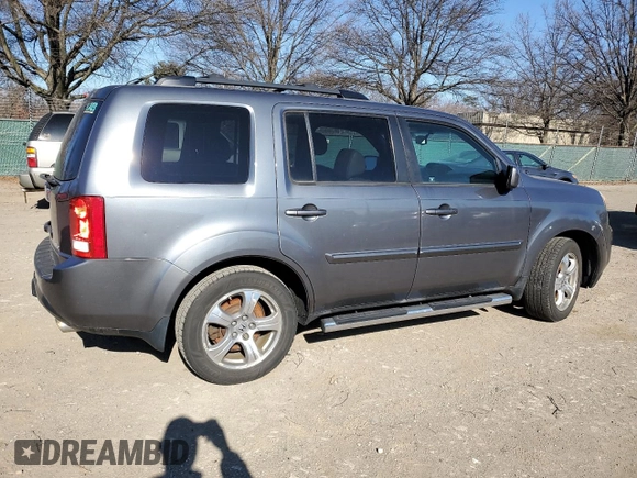2012 Honda Pilot EX-L with VIN 5FNYF4H76CB028501, listed as a Copart auction lot 47293785 with 286,061 mi miles and Salvage Title. Bid and sale history available at DreamBid. Image 3.