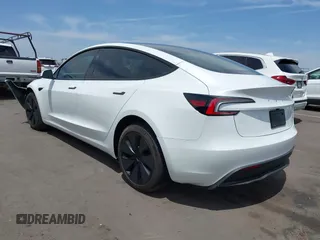2025 Tesla Model 3 Long Range with VIN 5YJ3E1EA9SF943028, listed as a IAAI auction lot 42372207 with 3,975 mi miles and . Bid and sale history available at DreamBid. Image 3.