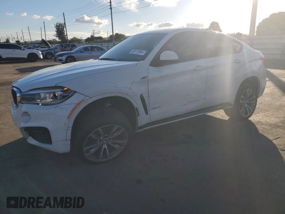 2016 BMW X6 sDrive35i with VIN 5UXKU0C50G0F93598, listed as a Copart auction lot 86175964 with 76,734 mi miles and Salvage Title. Bid and sale history available at carsss.com. Image 1.