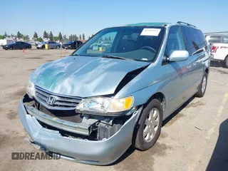 2003 Honda Odyssey EX-L with VIN 5FNRL18973B148675, listed as a IAAI auction lot 41992952 with 232,013 mi miles and . Bid and sale history available at DreamBid. Image 21.