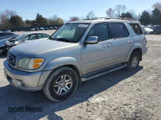 2003 Toyota Sequoia SR5 with VIN 5TDZT34A83S139491, listed as a Copart auction lot 50442785 with 261,723 mi miles and Salvage Title. Bid and sale history available at carsss.com. Image 1.