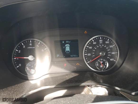 2021 Kia Telluride EX with VIN 5XYP34HC9MG120374, listed as a Copart auction lot 45282075 with 56,760 mi miles and Salvage Title. Bid and sale history available at carsss.com. Image 9.