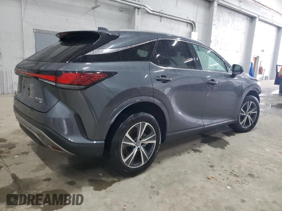 2025 Lexus RX 350 with VIN 2T2BAMCA0SC089705, listed as a Copart auction lot 58418835 with 2,894 mi miles and Salvage title. Bid and sale history available at DreamBid. Image 3.