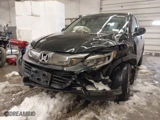 2022 Honda HR-V EX-L with VIN 3CZRU6H77NM712889, listed as a IAAI auction lot 41602627 with 37,685 mi miles. Bid and sale history available at carsss.com. Image 6.