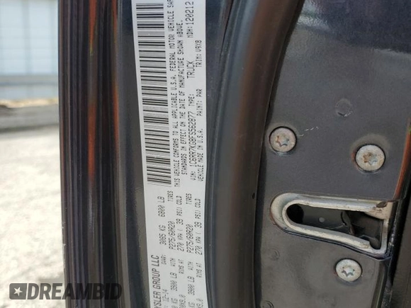 2015 Ram 1500 Express with VIN 1C6RR7KG8FS562877, listed as a Copart auction lot 57891085 with Not provided miles and Clean title. Bid and sale history available at DreamBid. Image 12.