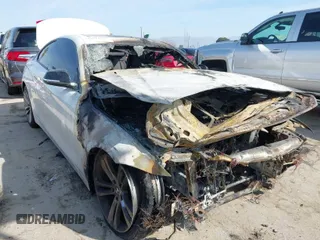 2015 BMW 4 Series 428i with VIN WBA3N7C53FK222492, listed as a IAAI auction lot 41612989 with Not Provided miles. Bid and sale history available at carsss.com. Image 1.