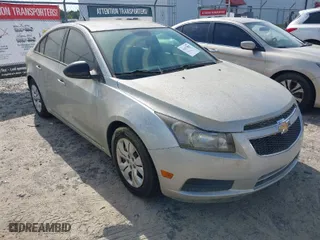 2014 Chevrolet Cruze LS with VIN 1G1PA5SH4E7250957, listed as a IAAI auction lot 42013187 with 108,670 mi miles. Bid and sale history available at carsss.com. Image 1.