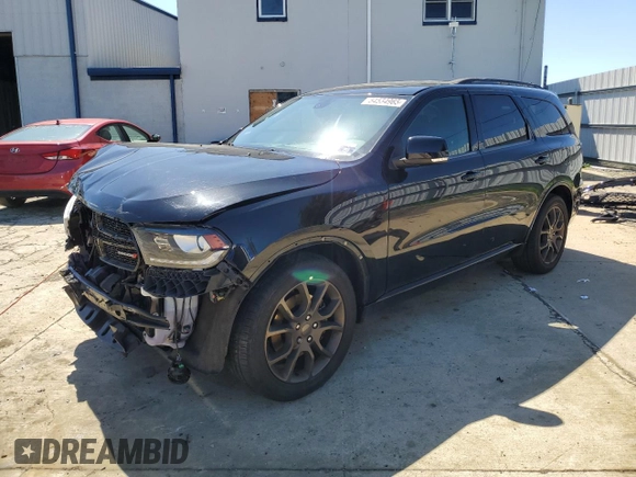 2017 Dodge Durango R/T with VIN 1C4SDJCT8HC961142, listed as a Copart auction lot 54534965 with 67,304 mi miles and Salvage title. Bid and sale history available at DreamBid. Image 1.