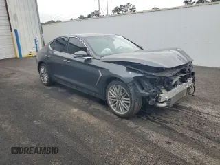 2020 Genesis G70 2.0T with VIN KMTG64LA7LU050255, listed as a Copart auction lot 42339465 with 53,377 mi miles and Clean title. Bid and sale history available at DreamBid. Image 4.