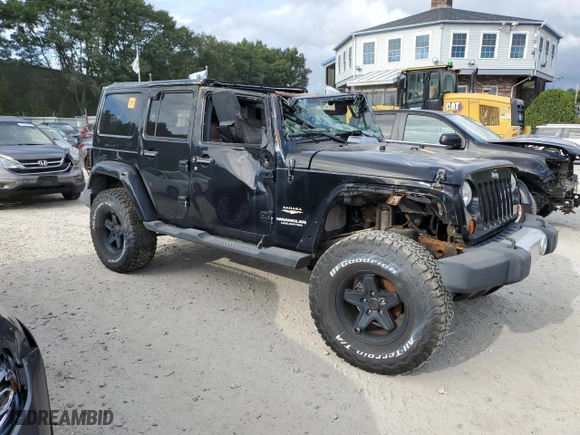 2011 Jeep Wrangler Unlimited Sahara with VIN 1J4HA5H19BL623123, listed as a Copart auction lot 72860734 with 0 mi miles and Non Repairable. Bid and sale history available at carsss.com. Image 4.