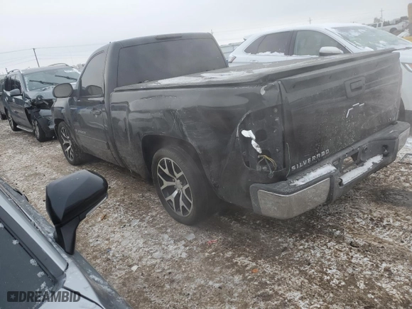 2007 Chevrolet Silverado 1500 Work Truck with VIN 1GCEC14C27Z535103, listed as a Copart auction lot 45053005 with 154,272 mi miles and Salvage Title. Bid and sale history available at carsss.com. Image 2.