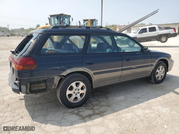 1999 Subaru Legacy Wagon Outback with VIN 4S3BG6850X7657891, listed as a Copart auction lot 68653764 with 107,861 mi miles and Salvage Title. Bid and sale history available at carsss.com. Image 3.