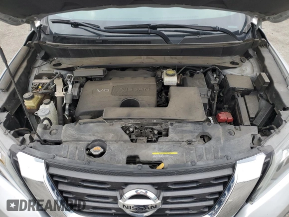 2019 Nissan Pathfinder S with VIN 5N1DR2MN6KC640753, listed as a Copart auction lot 43388025 with 79,881 mi miles and Salvage Title. Bid and sale history available at DreamBid. Image 13.