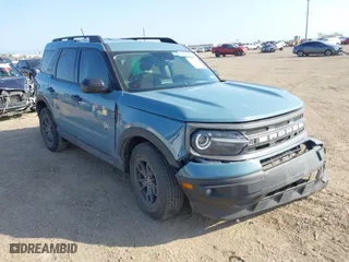 2023 Ford Bronco Sport Big Bend with VIN 3FMCR9B65PRD13818, listed as a IAAI auction lot 41511757 with 39,506 mi miles. Bid and sale history available at carsss.com. Image 1.