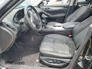 2023 Infiniti Q50 Luxe with VIN JN1EV7BR0PM543687, listed as a Copart auction lot 56933645 with 17,186 mi miles and Salvage title. Bid and sale history available at DreamBid. Image 7.