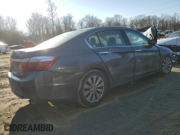 2013 Honda Accord Sdn EX-L with VIN 1HGCR2F82DA219684, listed as a Copart auction lot 42462435 with 119,749 mi miles and Salvage Title. Bid and sale history available at carsss.com. Image 3.