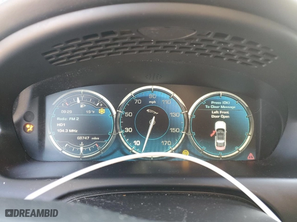 2014 Jaguar XJ with VIN SAJWJ2GD6E8V73491, listed as a Copart auction lot 42472345 with 68,747 mi miles and Salvage Title. Bid and sale history available at carsss.com. Image 9.