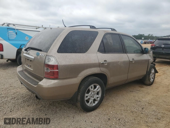 2004 Acura MDX Touring Pkg with VIN 2HNYD18644H552098, listed as a Copart auction lot 75460204 with 0 mi miles and Salvage Title. Bid and sale history available at carsss.com. Image 3.