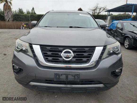 2017 Nissan Pathfinder S with VIN 5N1DR2MN8HC680941, listed as a Copart auction lot 44890095 with 124,638 mi miles and Salvage Title. Bid and sale history available at carsss.com. Image 5.