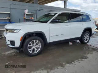 2022 Jeep Grand Cherokee Limited z VIN 1C4RJKBG9N8629808, wystawiony jako Copart lot #55282215 z przebiegiem 31 276 mil mil oraz Szkoda całkowita • Salvage title. Historia ofert i sprzedaży dostępna na DreamBid. Obrazek 1.
