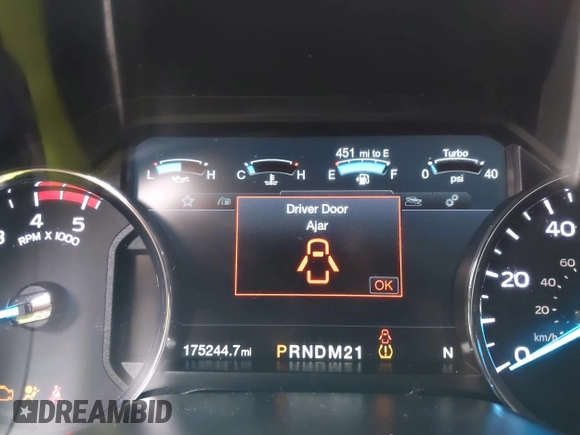2018 Ford F-250 XL with VIN 1FT7W2BT6JEB18283, listed as a IAAI auction lot 42363824 with 175,244 mi miles and . Bid and sale history available at DreamBid. Image 15.