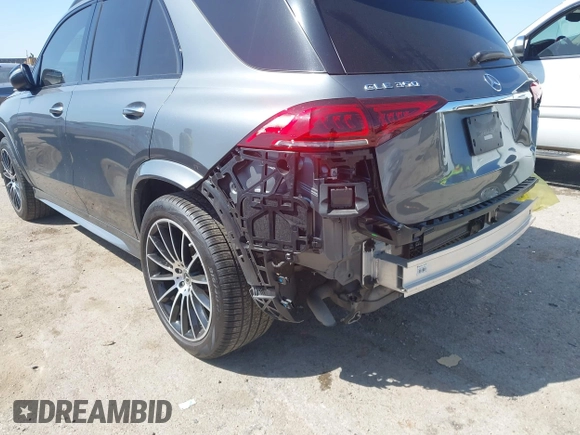 2020 Mercedes-Benz GLE 350 with VIN 4JGFB4KB2LA041492, listed as a IAAI auction lot 41973138 with 59,122 mi miles and . Bid and sale history available at DreamBid. Image 6.