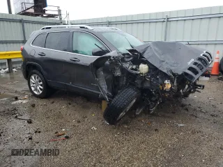 2014 Jeep Cherokee Limited with VIN 1C4PJMDS0EW241043, listed as a Copart auction lot 59284805 with Not provided miles and Salvage title. Bid and sale history available at DreamBid. Image 4.