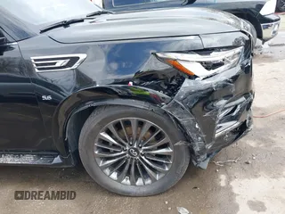 2020 Infiniti QX80 LUXE with VIN JN8AZ2NE8L9251265, listed as a IAAI auction lot 41892787 with 92,297 mi miles. Bid and sale history available at carsss.com. Image 17.