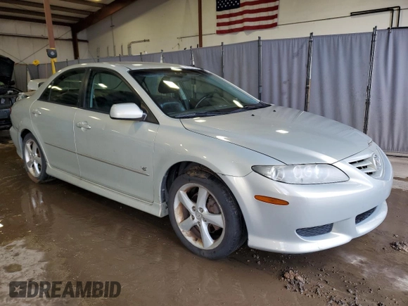 2005 Mazda 6 Sport S with VIN 1YVHP80D155M03523, listed as a Copart auction lot 47124105 with 114,313 mi miles and Salvage Title. Bid and sale history available at DreamBid. Image 4.