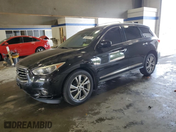 2014 Infiniti QX60 with VIN 5N1AL0MM0EC509273, listed as a Copart auction lot 55065875 with 153,349 mi miles and Salvage Title. Bid and sale history available at DreamBid. Image 1.