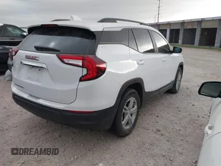 2023 GMC Terrain SLE with VIN 3GKALMEG2PL145485, listed as a IAAI auction lot 41935250 with 49,693 mi miles and . Bid and sale history available at DreamBid. Image 4.