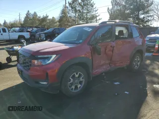 2022 Honda Passport TrailSport with VIN 5FNYF8H63NB029087, listed as a Copart auction lot 88912905 with 14,386 mi miles and Salvage Title. Bid and sale history available at DreamBid. Image 1.