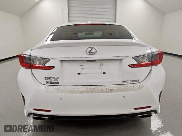 2015 Lexus RC 350 F Sport с VIN JTHHE5BC4F5001543, выставлен на аукционе Copart как лот 58728125 с пробегом 110 107 миль миль и Чистый • Clean title. История ставок и продаж доступна на DreamBid. Изображение 6.