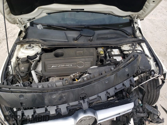 2017 Mercedes-Benz CLA 45 AMG with VIN WDDSJ5CB2HN455582, listed as a Copart auction lot 57314994 with Not Provided miles and Salvage Title. Bid and sale history available at DreamBid. Image 11.