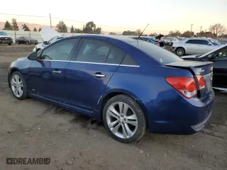 2012 Chevrolet Cruze LTZ with VIN 1G1PH5SC7C7193201, listed as a Copart auction lot 83405314 with 137,083 mi miles and Clean Title. Bid and sale history available at carsss.com. Image 2.