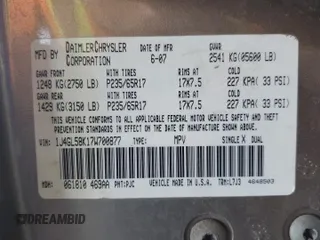 2007 Jeep Liberty Limited z VIN 1J4GL58K17W700877, wystawiony jako Copart lot #60612945 z przebiegiem 86 977 mil mil oraz Szkoda całkowita • Salvage title. Historia ofert i sprzedaży dostępna na DreamBid. Obrazek 12.