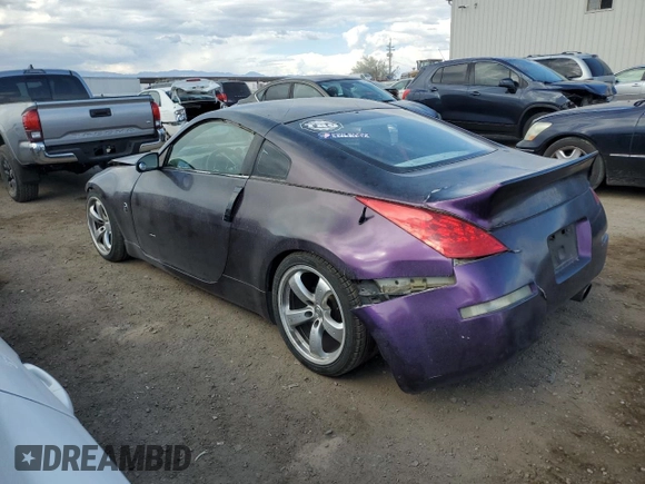 2006 Nissan 350Z Touring z VIN JN1AZ34D16M330498, wystawiony jako Copart lot #55139485 z przebiegiem 163 652 mil mil oraz Szkoda całkowita • Salvage title. Historia ofert i sprzedaży dostępna na DreamBid. Obrazek 2.