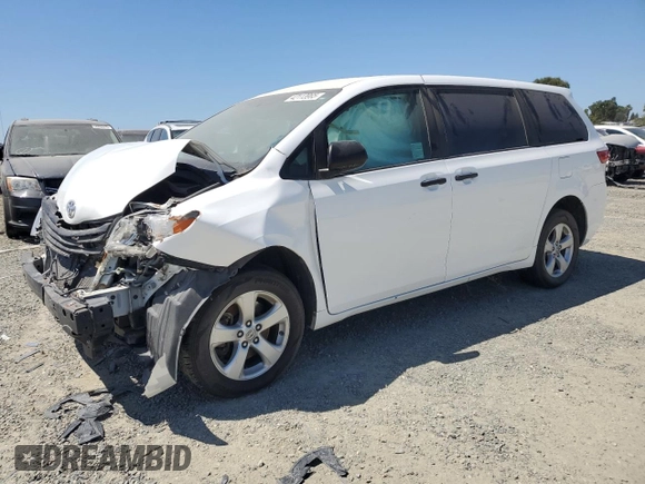 2017 Toyota Sienna L z VIN 5TDZZ3DC7HS881839, wystawiony jako Copart lot #42113965 z przebiegiem 73 828 mil mil oraz Szkoda całkowita • Salvage title. Historia ofert i sprzedaży dostępna na DreamBid. Obrazek 1.
