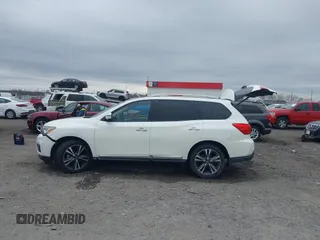 2017 Nissan Pathfinder S with VIN 5N1DR2MN4HC612538, listed as a IAAI auction lot 41699407 with 63,762 mi miles and . Bid and sale history available at DreamBid. Image 14.