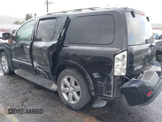 2011 Nissan Armada SV with VIN 5N1AA0ND5BN600138, listed as a IAAI auction lot 41535623 with 218,533 mi miles and . Bid and sale history available at DreamBid. Image 6.
