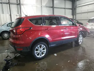 2019 Ford Escape SE with VIN 1FMCU9GD1KUA54817, listed as a Copart auction lot 44439405 with 91,534 mi miles and Salvage Title. Bid and sale history available at carsss.com. Image 3.