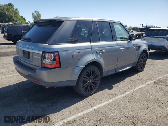 2012 Land Rover Range Rover Sport HSE Lux with VIN SALSK2D42CA720208, listed as a Copart auction lot 57854285 with 89,732 mi miles and Salvage title. Bid and sale history available at DreamBid. Image 3.