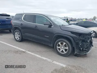 2017 GMC Acadia SLE with VIN 1GKKNRLA5HZ237047, listed as a IAAI auction lot 41907820 with 135,190 mi miles. Bid and sale history available at carsss.com. Image 1.